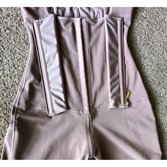 Faja Tummy Tuck Compression Garment Shapewear Bodyshaper Size XL Rosy Brown New - Picture 5 of 9